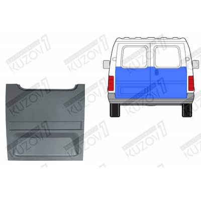 Дверь Задняя Левая (распашная) POTRYKUS для FORD TRANSIT 1986-1991 - фото