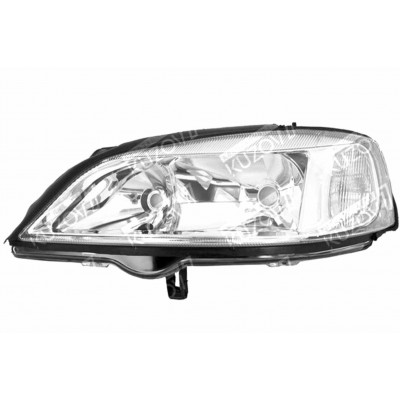 Передняя фара (левая) Хром, TYC для OPEL ASTRA G 1998-2005 - фото